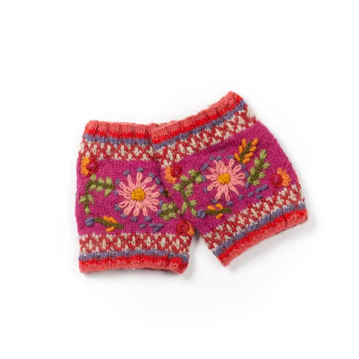 Abigail: Cozy Wool Boot Cuffs from Nepal - Handcrafted Warmth for Your Adventures!
